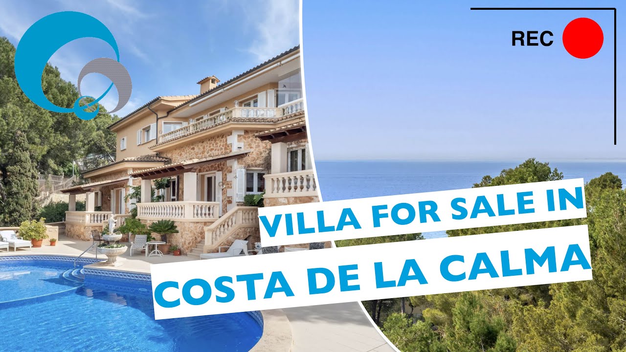Villa with pool, garden and terraces in Costa de la Calma