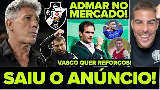 VASCO FEZ O ANÚNCIO OFICIAL! RENATO GAÚCHO É O NOVO TÉCNICO! 1° TREINO! VASCÃO DE VOLTA AO MERCADO!