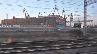 preview picture of video 'Odcinek Gdynia - Sopot - Gdańsk - Trójmiasto z okna Pendolino'