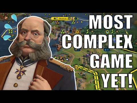 Civ 6 | My Most Complex Game Attempted Yet!!! (#1 Deity Germany Civilization VI)
