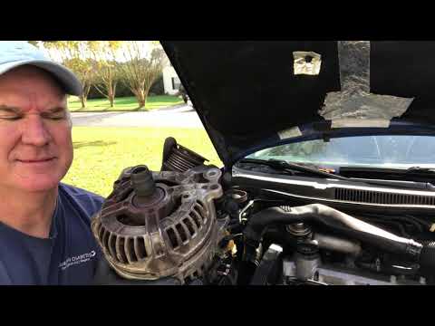 How I replaced a 2002 Jetta TDI alternator- an easy way!