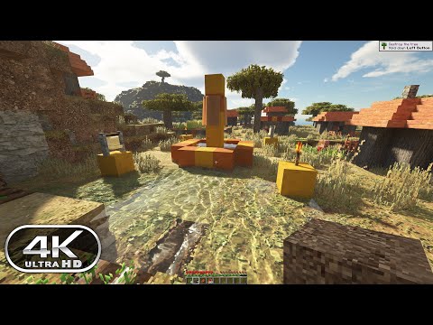 Minecraft 4K Ultra Graphics Gameplay - Minecraft 4K