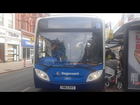 ** Lovley ZF Gearbox ** Stagecoach Sunderland, Scania K270UB ADL Enviro 300 SG | 28011 YN63BXS