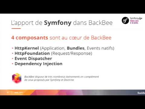 SymfonyLive Paris 2015 - Mickaël Andrieu & Charles Rouillon - LT BackBee the NextGen Content Manager
