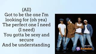 B2k - Understanding (Lyrics)