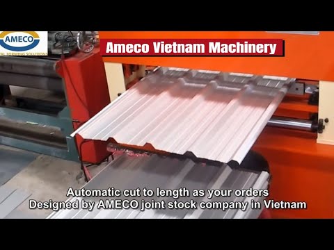 Roofing roll forming machine