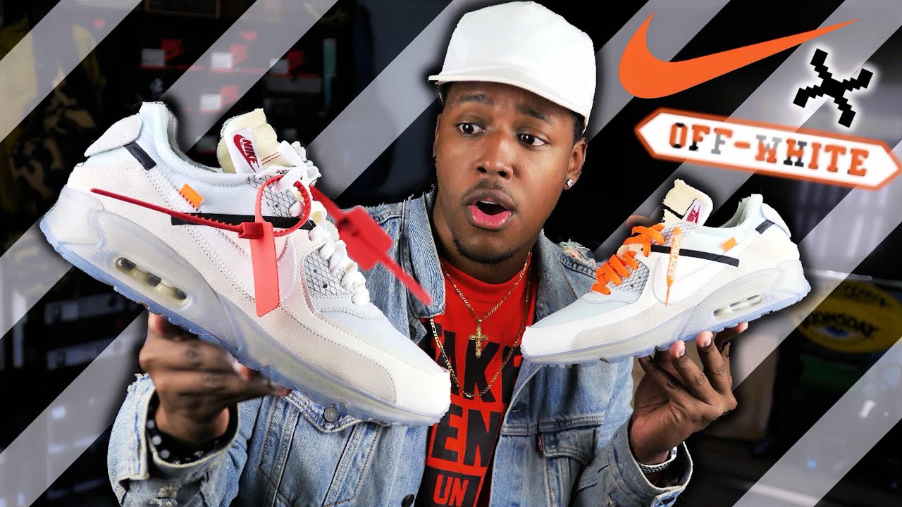 IS THIS THE BEST NIKE X OFF WHITE COLLAB SNEAKER! OFF-WHITE AIR MAX 90 ON FEET / REVIEW!
