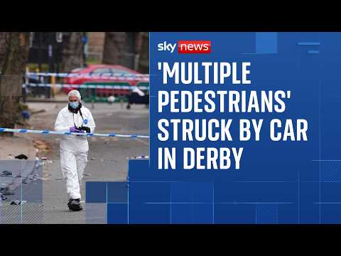 Counter-terror police assisting investigation after pedestrians struck by car