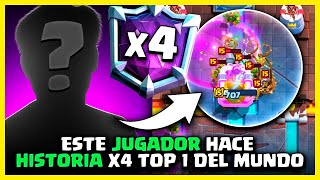 "Se ACABÓ el DEBATE..." Este JUGADOR hace HISTORIA x4 TOP 1 del MUNDO 3697🏅en Clash Royale