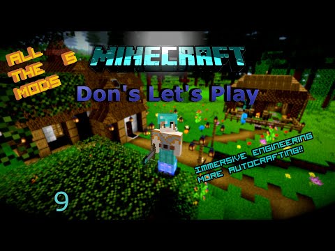 ATM5 Lets play ep9 - Preparation for the Immersive Engineering Excavator