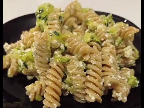 FUSILLI CON RICOTTA E ZUCCHINE un primo piatto light e appetitoso