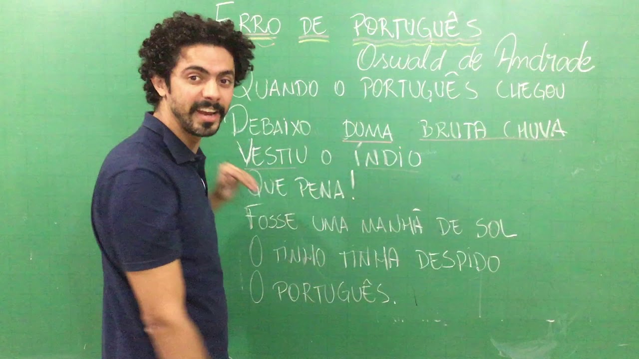 ANÁLISE DO POEMA ERRO DE PORTUGUÊS