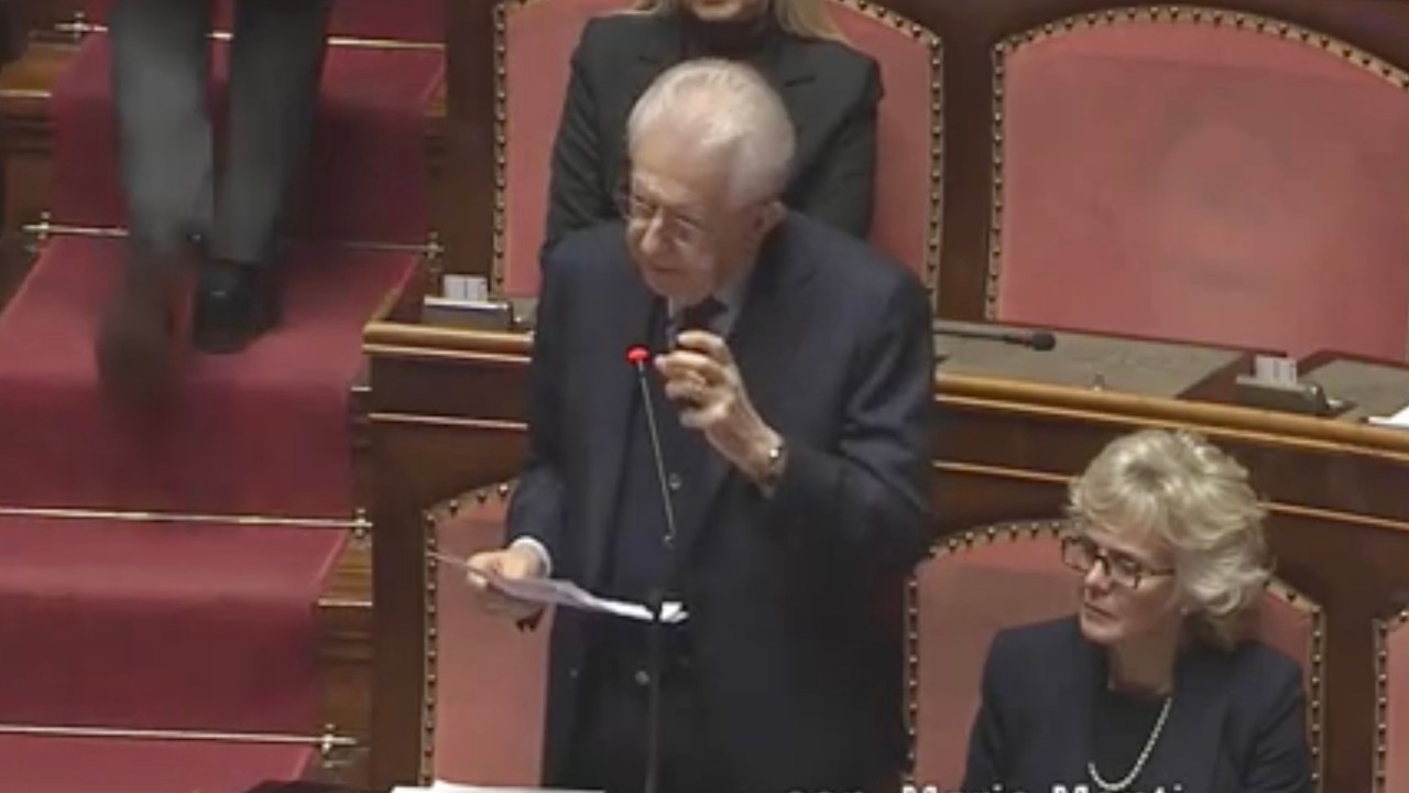MARIO MONTI REPLICA A GIORGIA MELONI IN SENATO IN VISTA CONSIGLIO EUROPEO