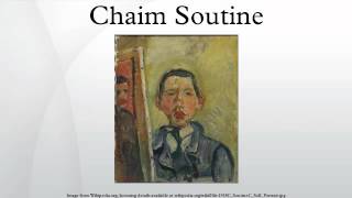 Chaim Soutine