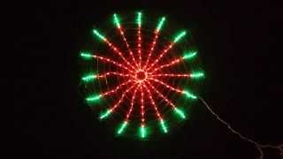 LED Clock Dia Christmas Light GR Demo