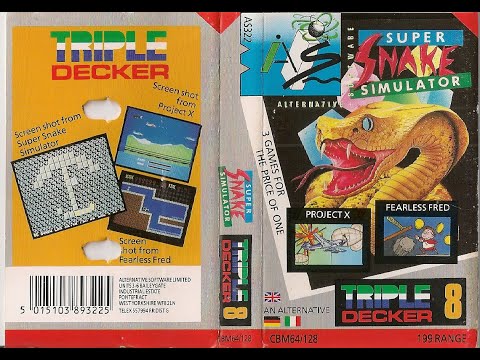 Commodore 64 [SUPER SNAKE SIMULATOR] Gameplay