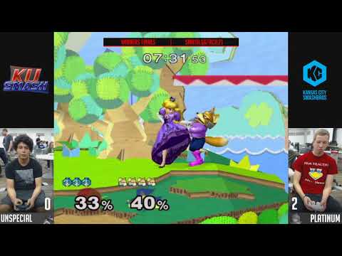 RCJL #21 SSBM - Unspecial (Falco, Fox) Vs. Platinum (Peach) Winners Finals