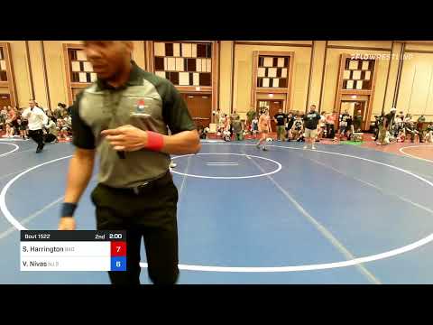 117 Lbs Rr Rnd 1 - Sam Harrington, Bad Karma Wrestling Club Vs Vedwin Nivas, NJ Scorpions Wrestlin