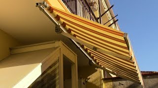 Cambiare TELO TENDA da sole a bracci estensibili-How to replace an AWNING CLOTH with extensible arms