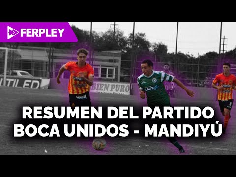 BOCA UNIDOS (1) - MANDIYÚ (1) RESUMEN | LIGA CORRENTINA DE FÚTBOL 2024, ZONA D, FECHA 5