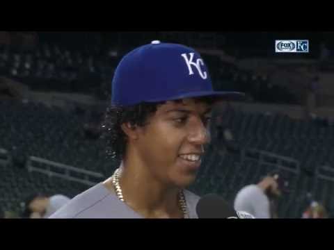 Mondesi talks about his first career big-league homer