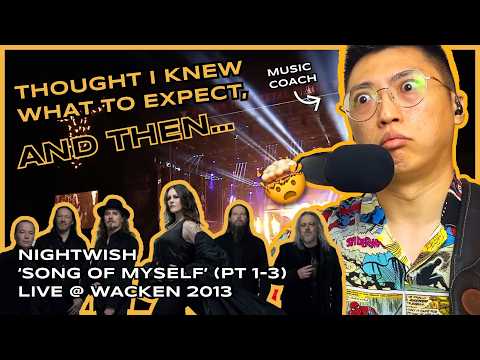 'This is TOO MUCH!!' FIRST TIME Hearing Nightwish 'Song of Myself' (Pts 1-3) | Music Coach Reaction