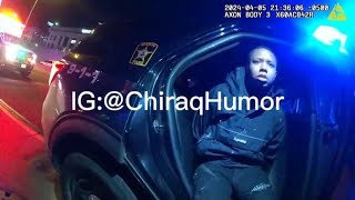  Chicago Drill Rapper VonOff 1700 Arrested After Flipping Car (BodyCam 2024)