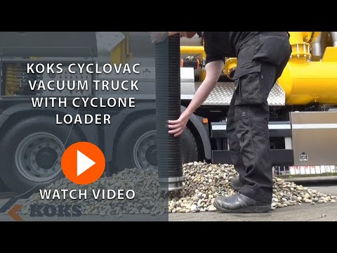Vacuum Truck with Cyclone Loader KOKS CycloVac | KOKS Group