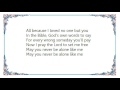 Wanda Jackson - May You Never Be Alone Lyrics