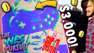 TheNesPursuit Classic - He paid $200 for a $3,000 Nintendo Super System Cabinet 😱 Major SCORE!
