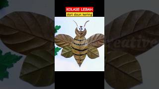 Download lagu Kolase Lebah Dari Daun Kering #diy  #kerajinantangan #kolasedaunkering mp3