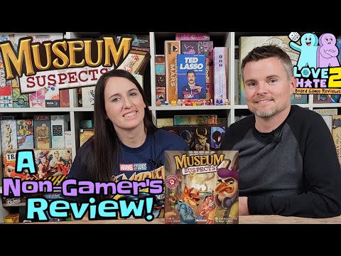 Museum Suspects - A Non-Gamer's Review! Blue Orange Games #boardgames #boardgamereview