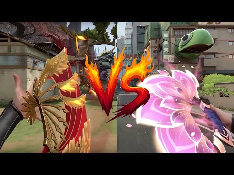 Valorant MystBloom Fan VS Ignite Fan | Which is the Best Fan Melee on VALORANT