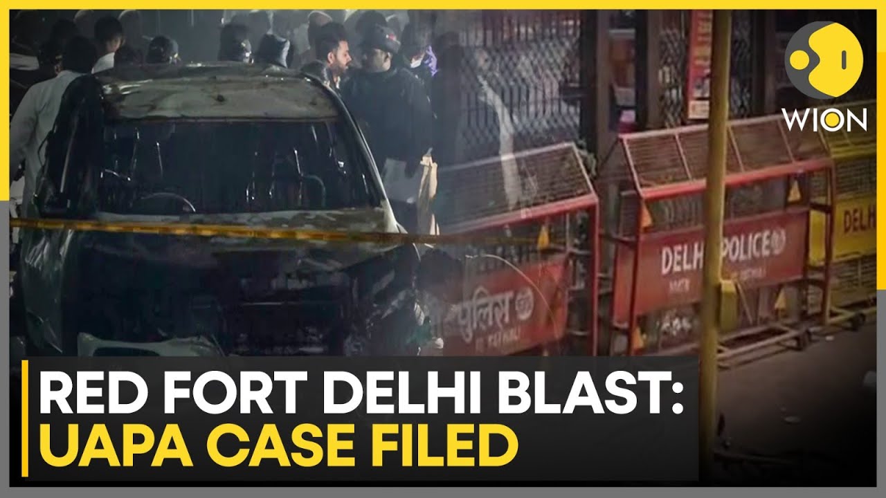 Delhi Red Fort Blast: Delhi Police Files Case Under UAPA, Explosives Act | WION