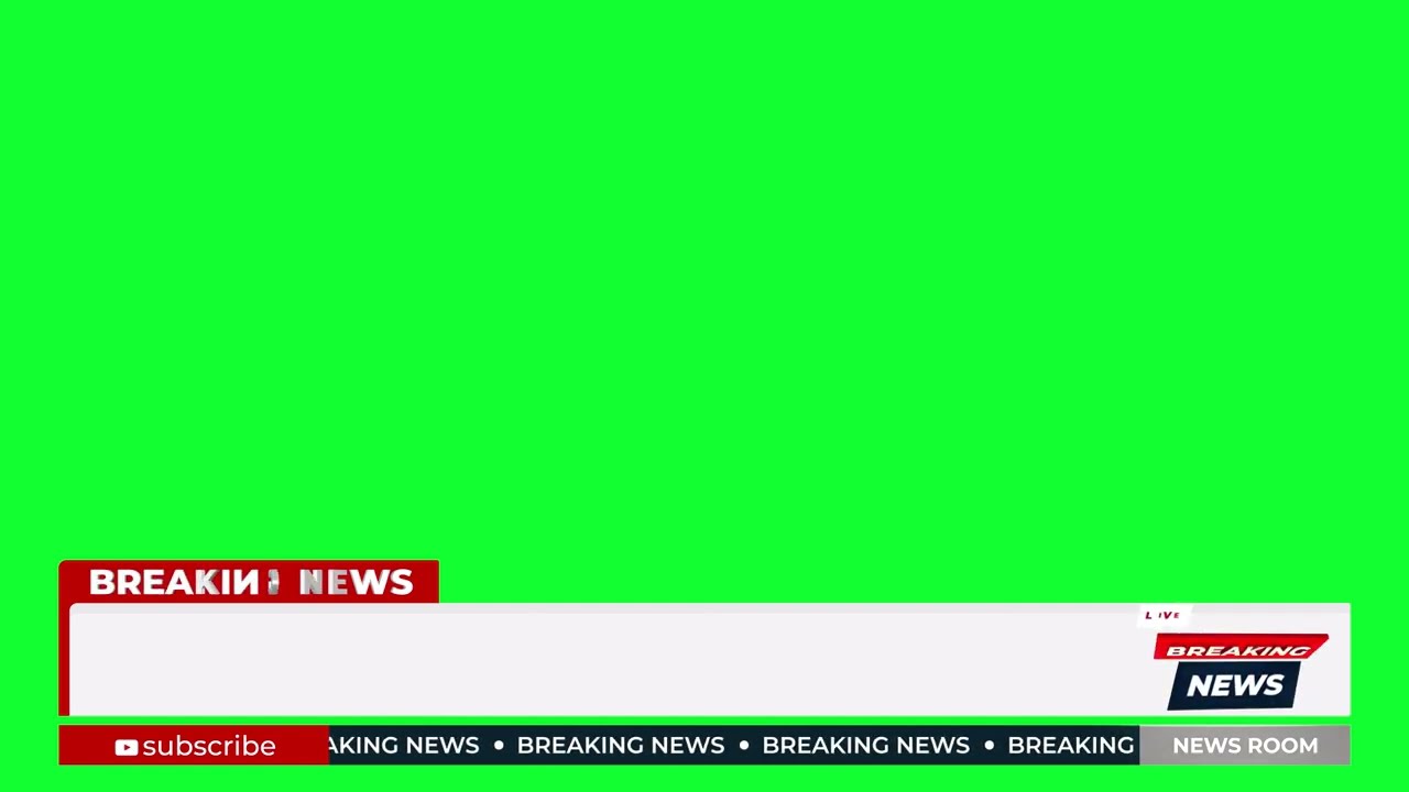 Breaking news lower third