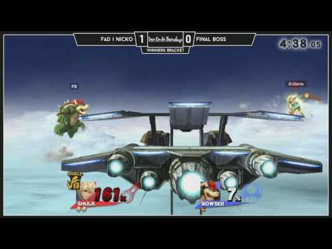 True Combo Thursdays #2: Final Boss (BOWSER) vs FAD | Nicko (SHULK)