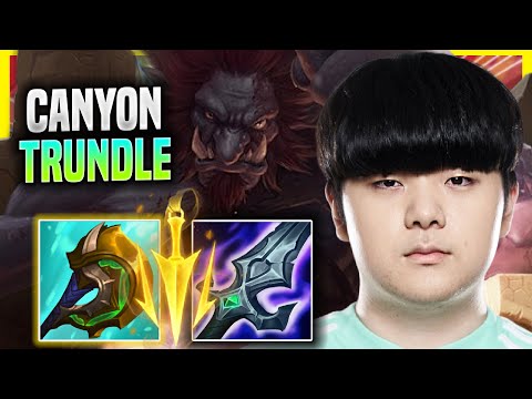 CANYON TESTING TRUNDLE IN KR SOLOQ! - DK Canyon Plays Trundle JUNGLE vs Xin Zhao! | Season 2022