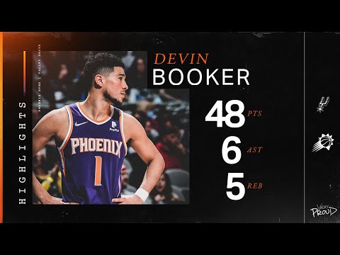 Devin Booker TAKES OVER, Scores a SEASON-HIGH 48 Points vs. San Antonio ' Phoenix Suns