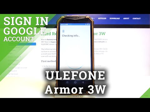 How to Set Up Account in Play Store on Ulefone Armor 3W - Add Account to Play Store