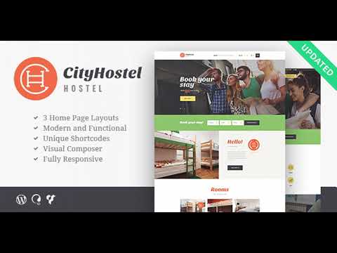 City Hostel | A Travel & Hotel Booking WordPress Theme | Themeforest Website Templates and Themes