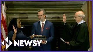 Ketanji Brown Jackson Sworn In, Becomes 1st Black Woman On Supreme Court