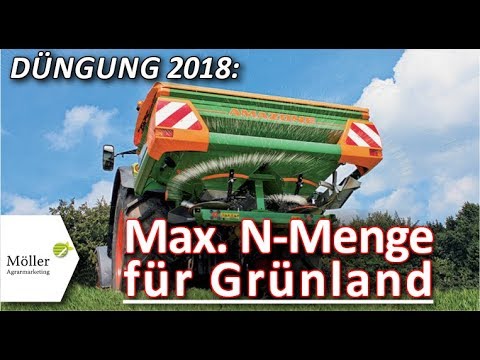 Grünland düngen - So viel N-Düngung ist maximal erlaubt! Stickstoffbedarfswert berechnen!
