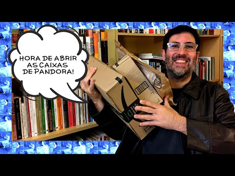 UNBOXING 📦 e BOOK HAUL 📚  HORA DE ABRIR AS CAIXAS DE PANDORA! 🎁