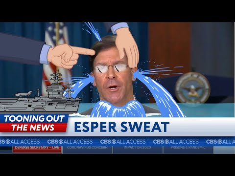 汗だくのマーク・エスパーは、COVID-19の警告を受けて海軍大尉の解雇を擁護しようとする (A sweaty Mark Esper attempts to defend the firing of a navy captain over his COVID-19 warning)