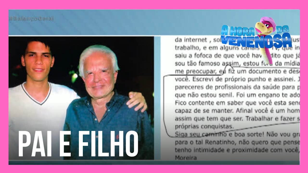 Cid Moreira envia documento ao filho para retirar seu direito de herança