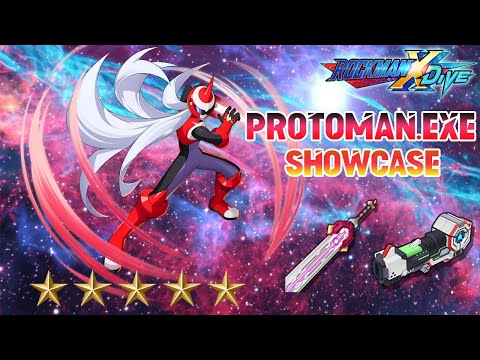 MegaMan X DiVE - ProtoMan.EXE 5* Character Showcase