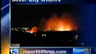 preview picture of video 'Grass fire destroys Silver City homes'