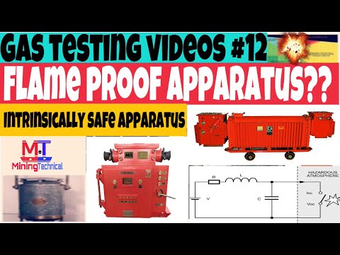 Flame Proof Apparatus / / Gas Testing Videos