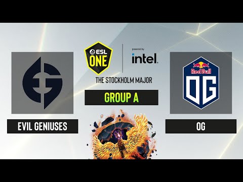 Dota2 - Evil Geniuses vs. OG - Game 1 - Group A - ESL One Stockholm 2022