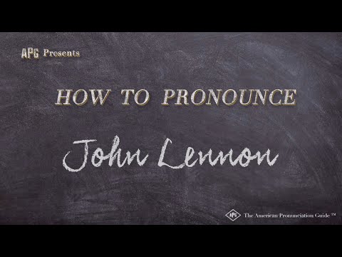 How to Pronounce John Lennon (Real Life Examples!)